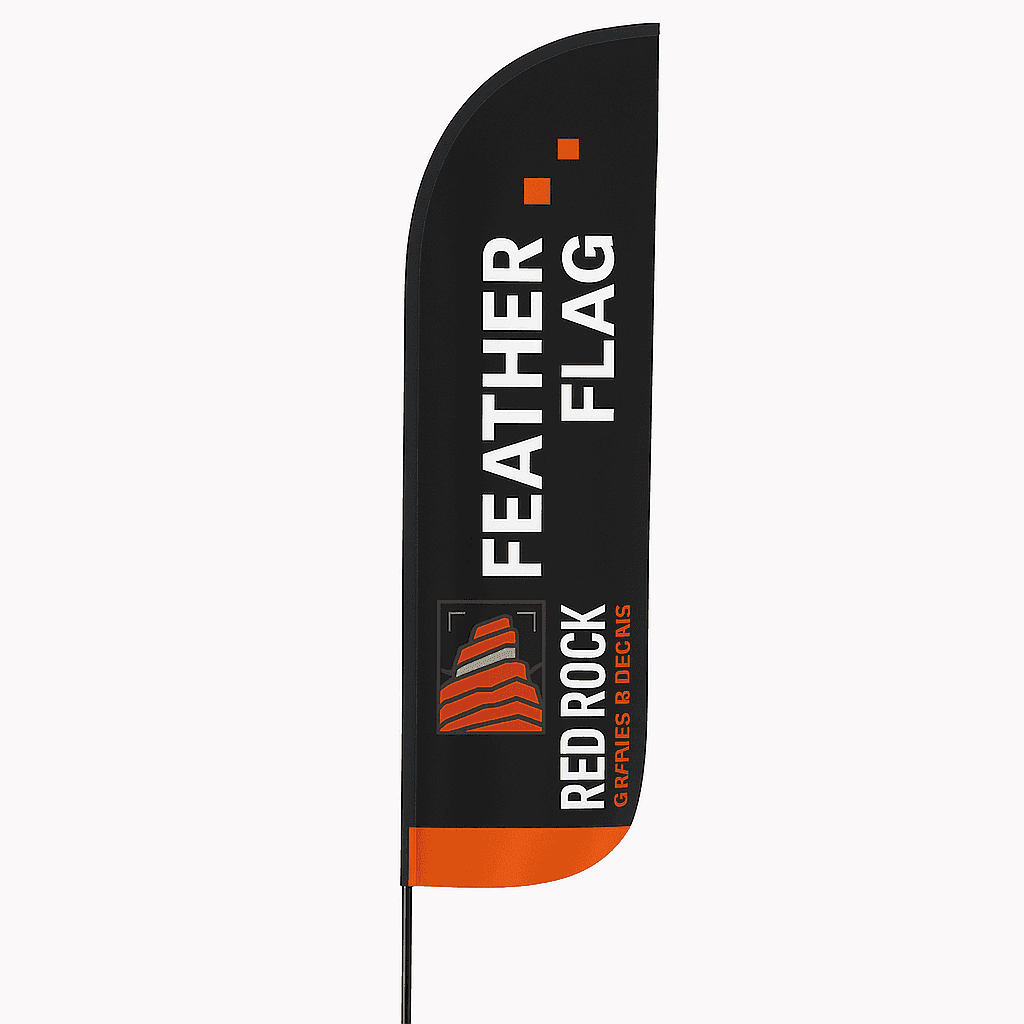 Advertising Flags — existing sign or lighting photograph